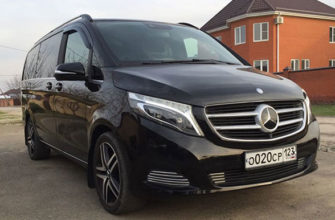 Аренда минивэна Mercedes-V-class с водителем