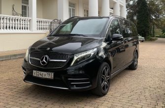 Черный минивэн Mercedes V-class аренда с водителем